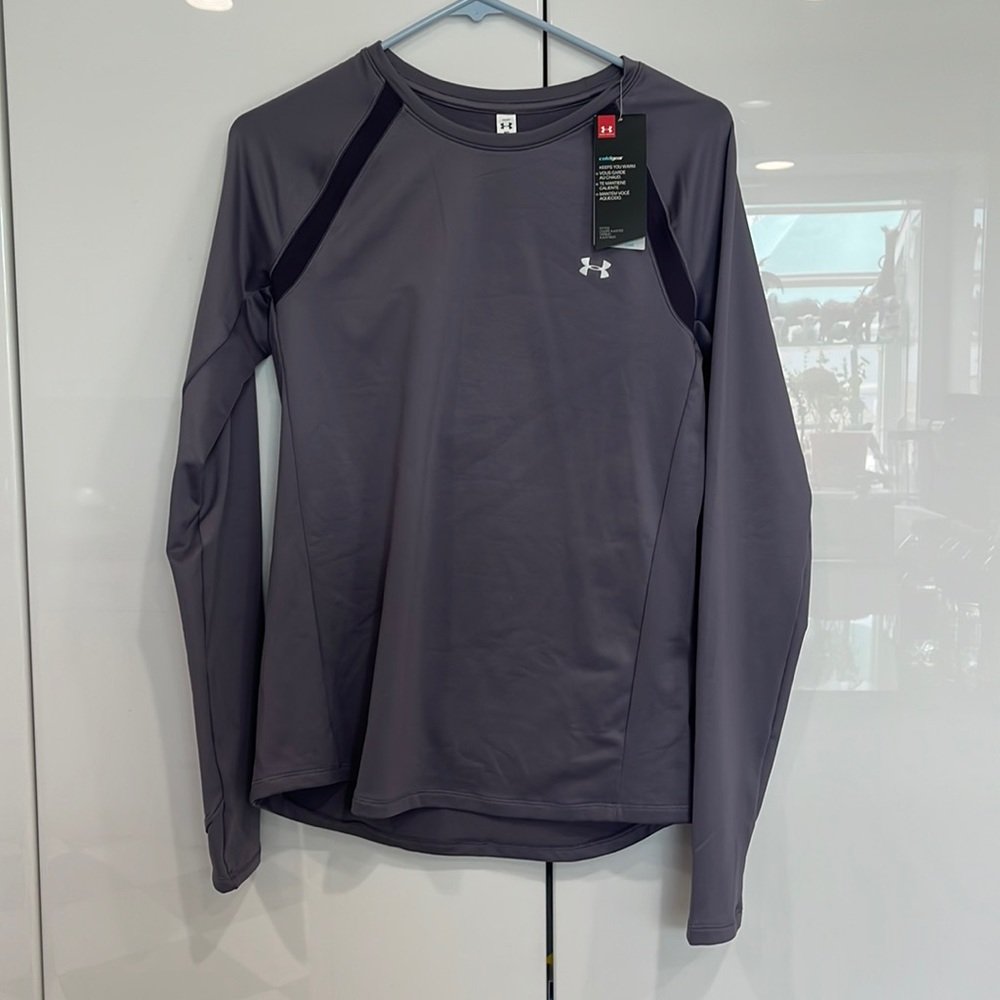 NWT UNDER ARMOUR purple long sleeve